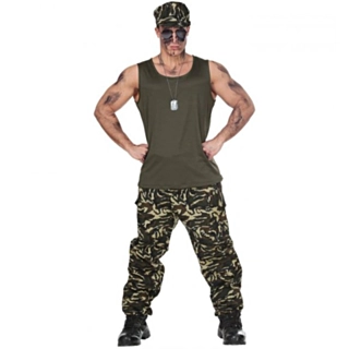 Cool Militärman Maskeraddräkt