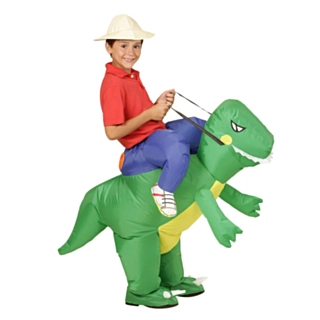 Uppblåsbar Dinosaurie Barndräkt