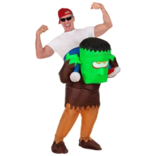 Uppblåsbar Monster Maskeraddräkt