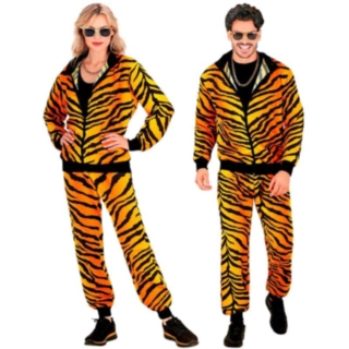 Tiger 80-tal Träningsoverall Maskeraddräkt
