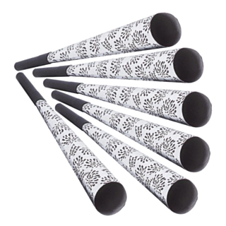 Happy New Year Trumpet Silver