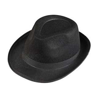 Fedora Gangsterhatt Svart