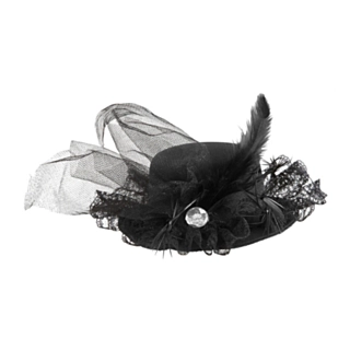 Svart Mini Tophat Diamant