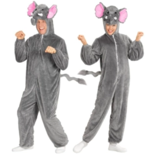 Mjuk Elefant Maskeraddräkt