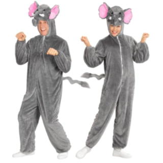 Mjuk Elefant Maskeraddräkt