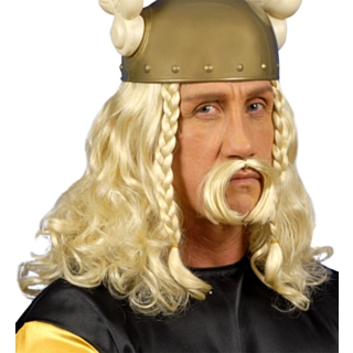 Obelix peruk med skägg