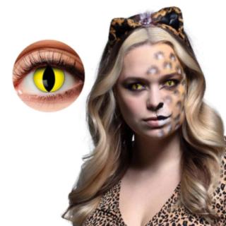 Kontaktlinser Yellow Cat