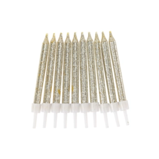 Glitter Tårtljus Guld