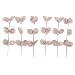 Eukalyptus Konstgjorda Blomsterkvistar Roséguld