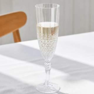 Champagneflöjt Plastglas Genomskinlig