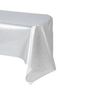Glittrande Duk Silver