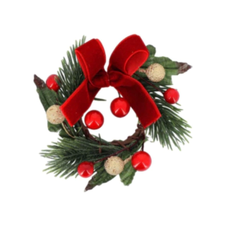 Julkrans Servettring