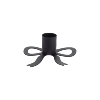 Rosett Ljusstake Svart