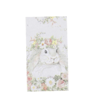 Kanin Blommor Servetter Pastell