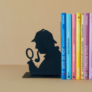 Sherlock Holmes® Bokstöd Svart