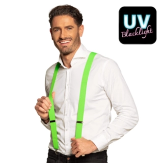 UV Neon Hängslen Grön