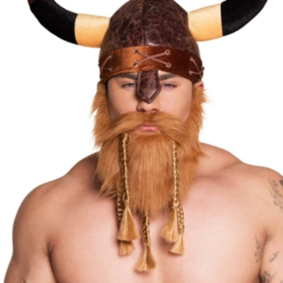 Viking Skägg Brun