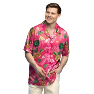 Sommar Flamingo Skjorta Rosa