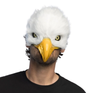 Örn Halvmask Vit