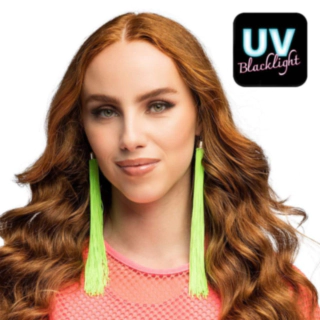 UV-örhängen Neongrön