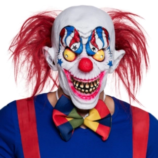 Kuslig Clown Mask Med Hår