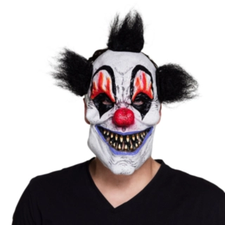 Otäck Clown Mask Med Hår