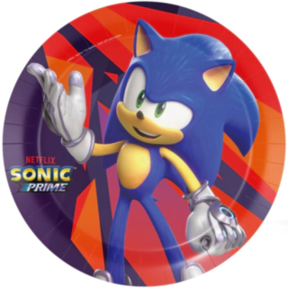 Sonic Prime® Papperstallrikar