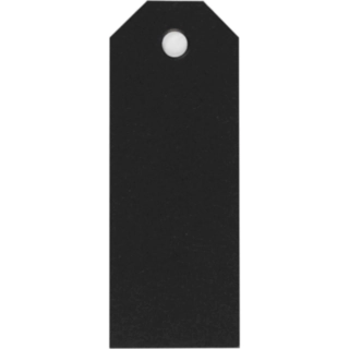 Tomma Etiketter Svart