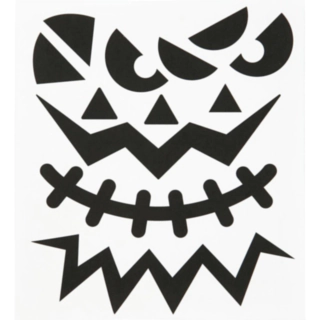 Pumpa Halloween Klistermärken
