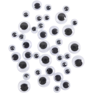 Rörliga Ögon DIY Ø 6-10 mm