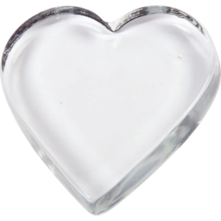 Glashjärta Transparent
