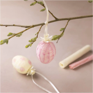 Påskägg DIY Ljusrosa/Gul