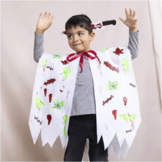 Halloween DIY Barndräkt
