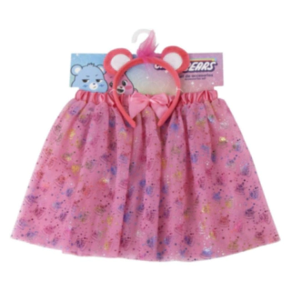 Care Bears® Tyllkjol & Hårband Set Ljusrosa