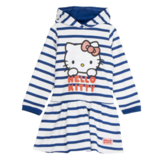 Hello Kitty® Randig Sweatshirtklänning
