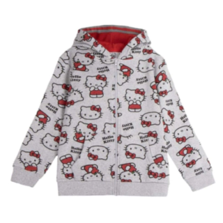 Hello Kitty® Allover Print Huvtröja Med Dragkedja