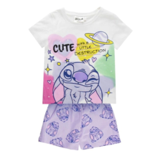 Stitch® Cute With A Little Destruction Kort Pyjamas