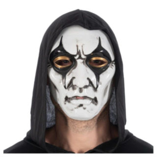 Halloweenmask Vit/Svart