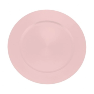 Plast Undertallrik Ljusrosa