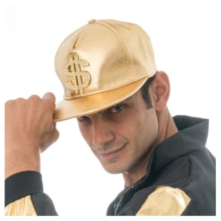 Dollar Rappare Keps Guld
