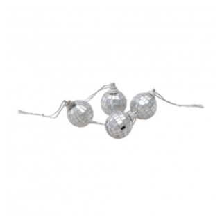 Mini Discokulor Ornament Silver