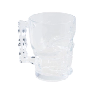 Dödskalle Ölglas