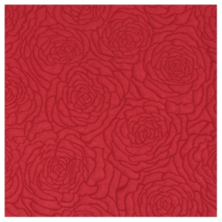Garden Rose Jacquard Bordslöpare Röd