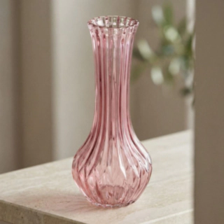 Victoria Glasvas Ljusrosa