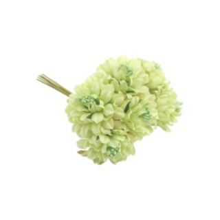 Konstgjord Zinnia Minibukett Grön