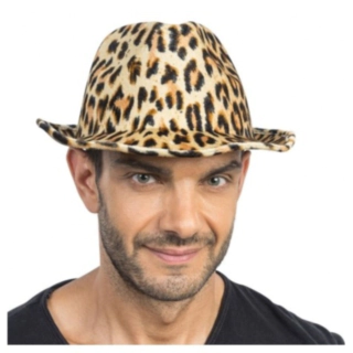 Leopardmönstrad Hatt