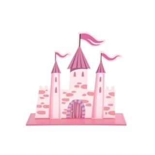 Prinsesslott Bordsdekoration Ljusrosa