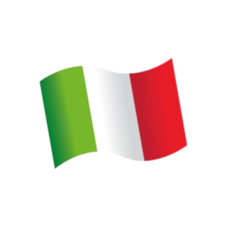 Italienska Flaggor Träkonfetti