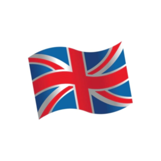 Brittiska Flaggor Träkonfetti