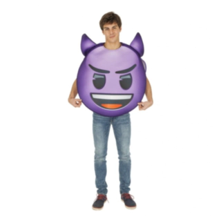 Emoji® Djävul Maskeraddräkt Lila